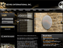 Tablet Screenshot of kevro.com